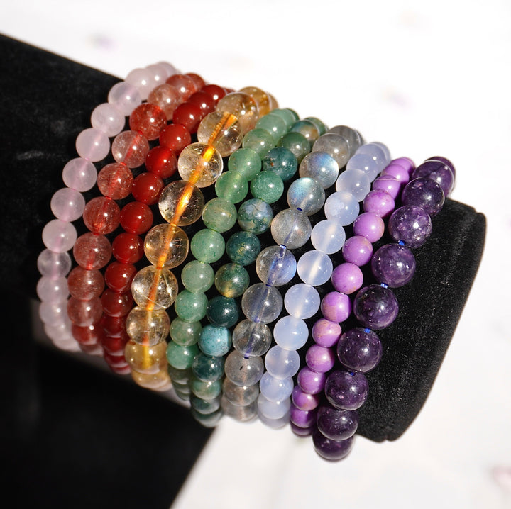 Beaded Gemstone Bracelets