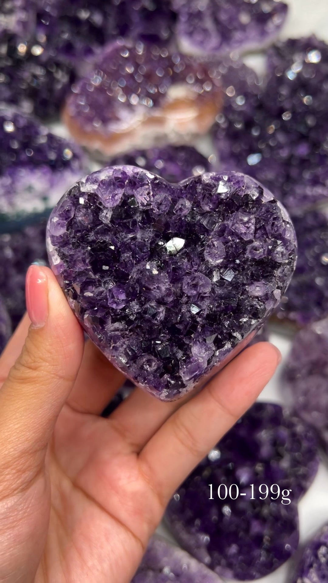 A Mystery Purple Amethyst Heart (You pick size!) 💜