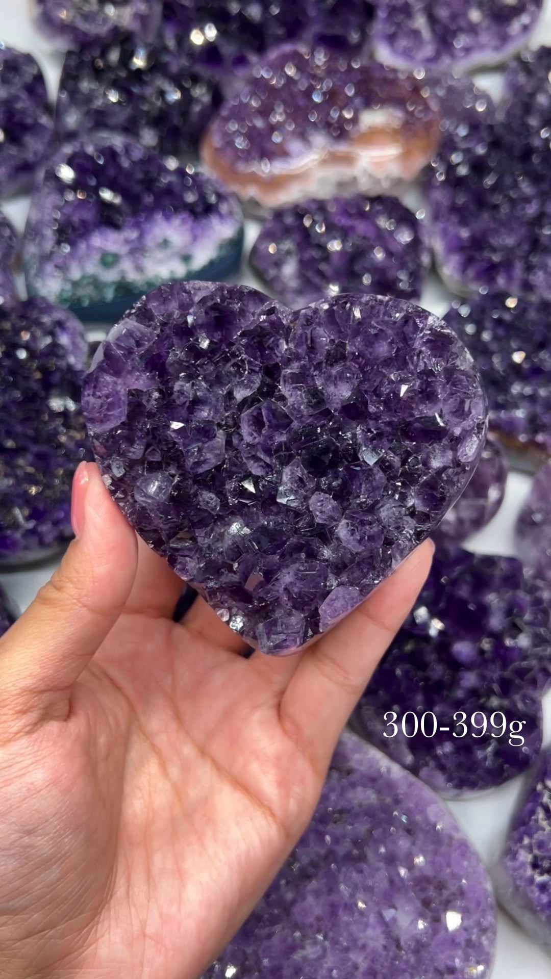 A Mystery Purple Amethyst Heart (You pick size!) 💜