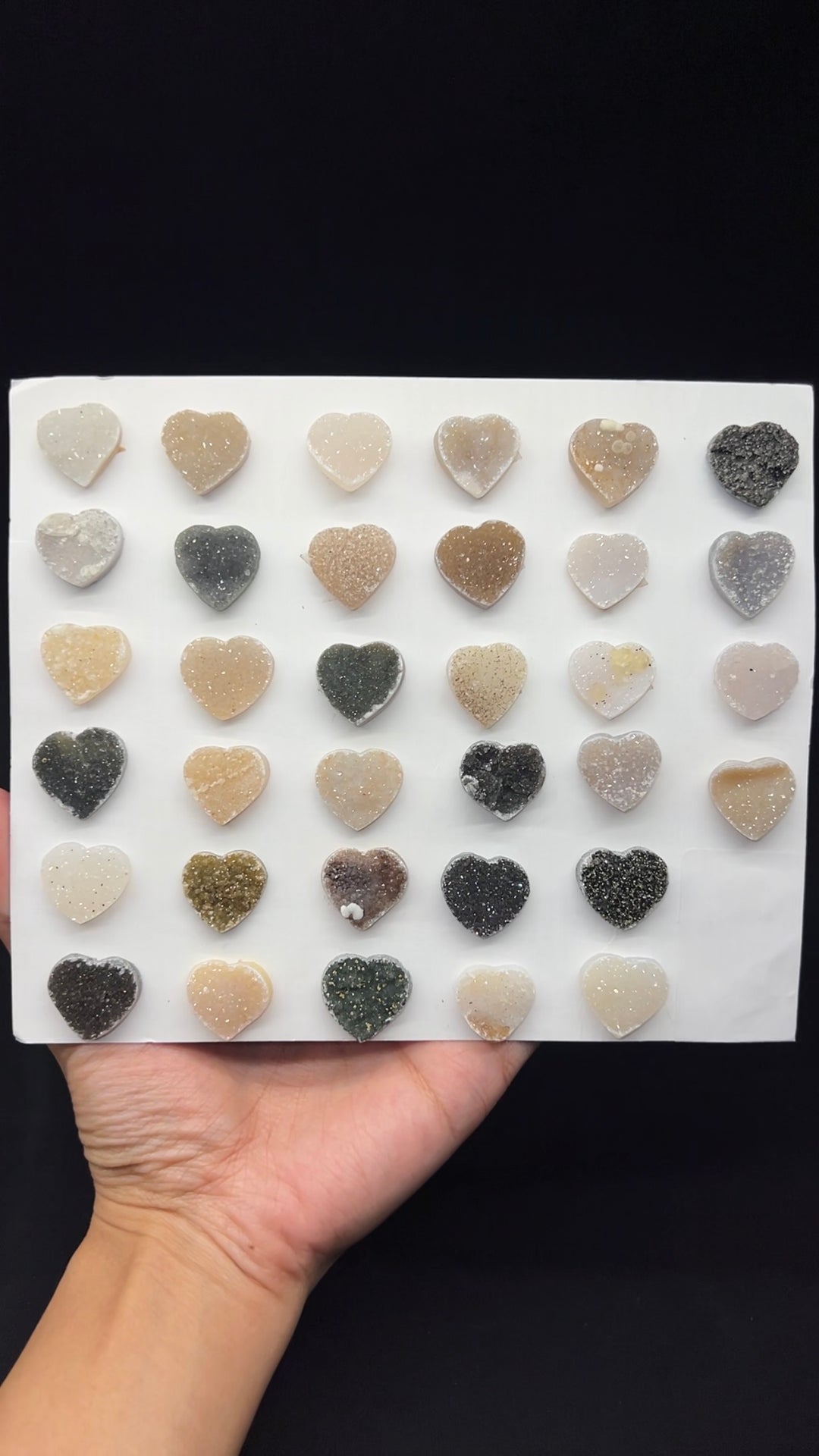 Mini Druzy Rainbow Heart (You pick!💕)