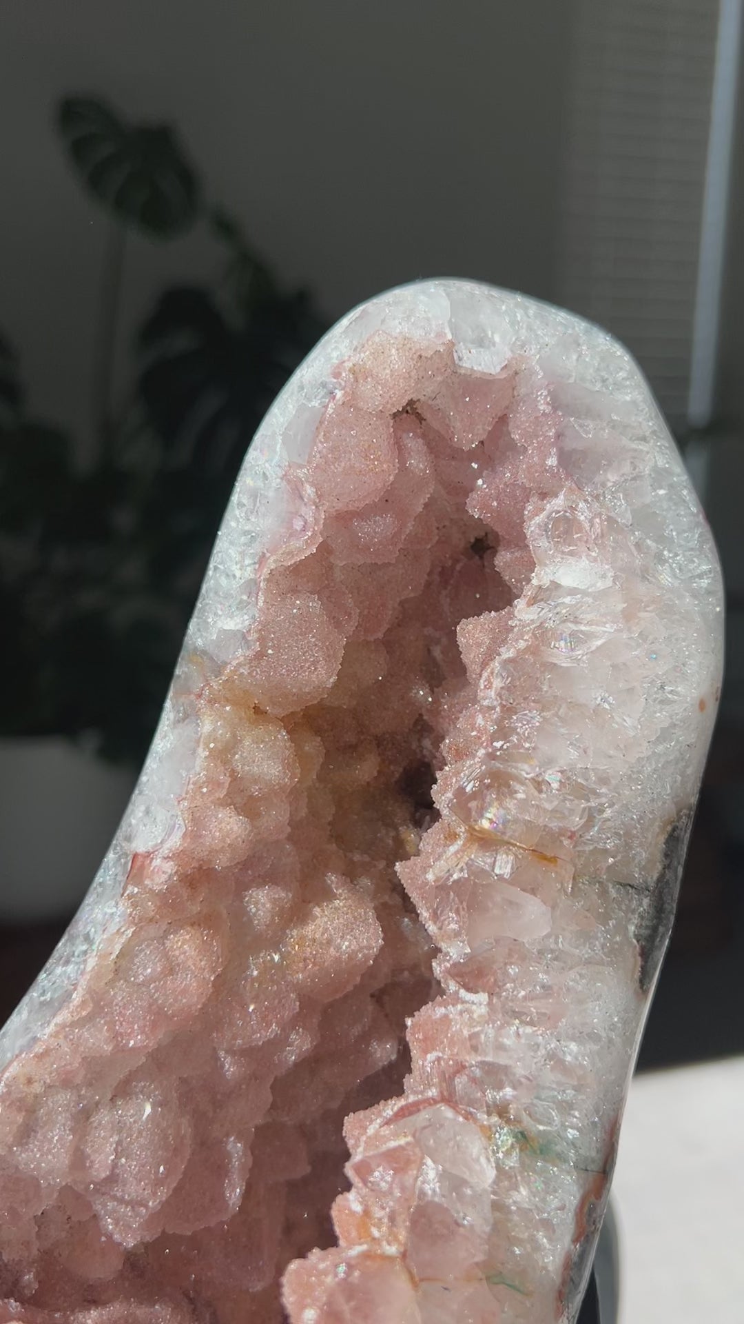 Sparkling Peach Amethyst Freeform