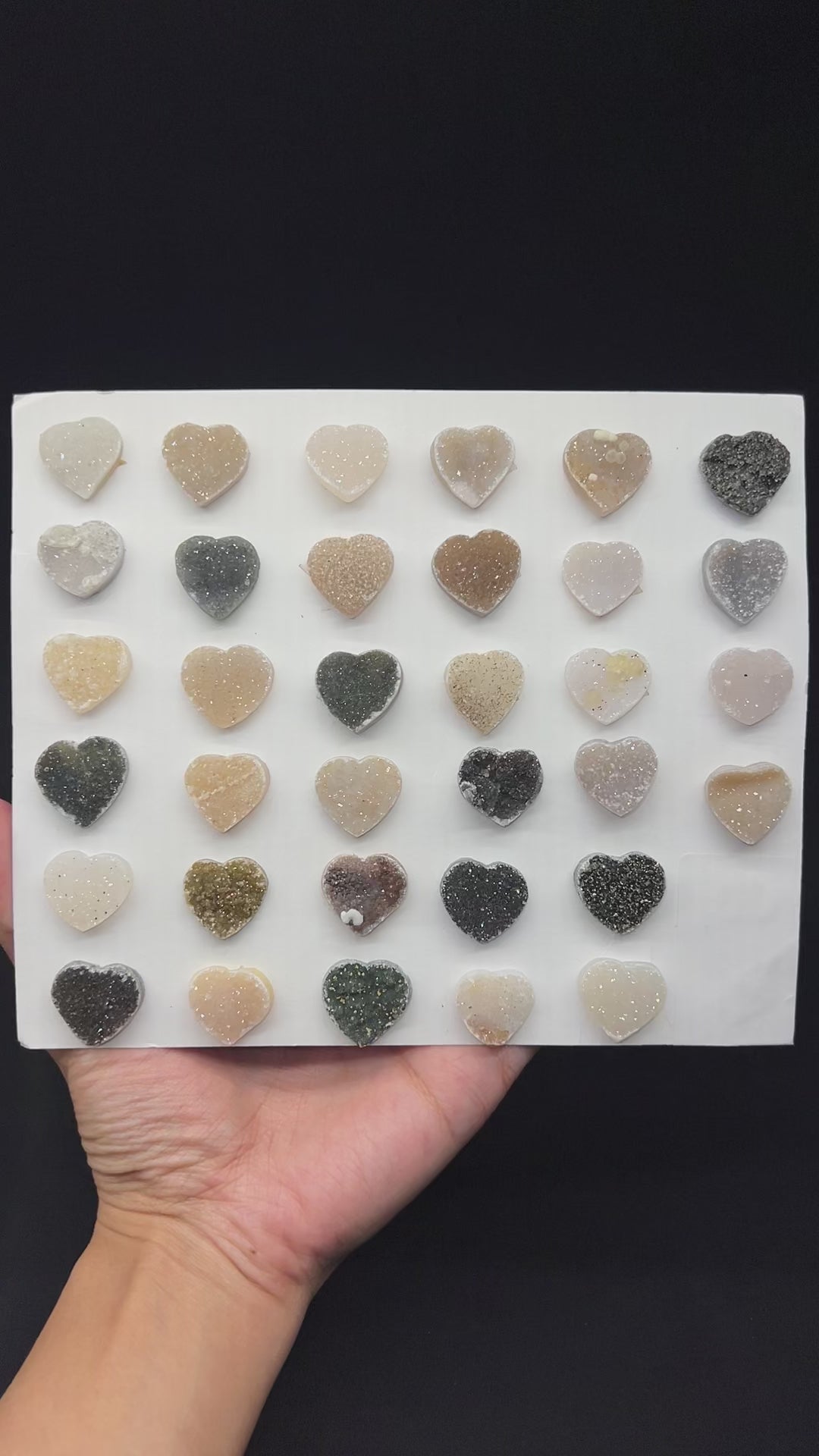 Mini Druzy Rainbow Heart (You pick!💕)